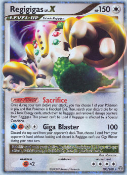 Regigigas LV.X STF-100 Ultra Rare Excellent Deutsch