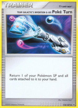 Team Galaktiks Erfindung G-105 Poké-Dreher PL-118 Uncommon Light Played Deutsch