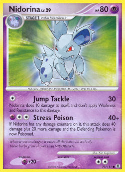 Nidorina Lv.29 RR-73 Common Good Deutsch Reverse Holo