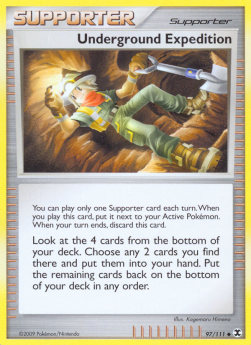 Underground Expedition RR-97 Uncommon Light Played Englisch Reverse Holo