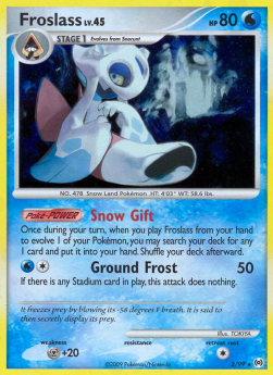Frosdedje Lv.45 AR-2 Holo Rare LP Deutsch
