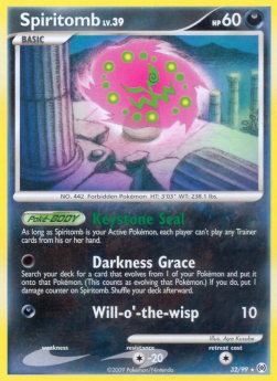 Spiritomb Lv.39 AR-32 Rare Light Played Englisch