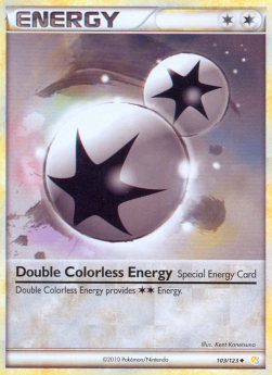 Doppel-Farblos-Energie HS-103 Uncommon Light Played Deutsch