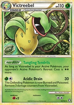 Victreebel TM-12 Holo Rare Light Played Englisch Reverse Holo