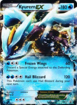 Kyurem EX BW-37 Promo Light Played Englisch