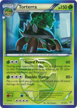 Torterra PLS-3 Rare Excellent Englisch