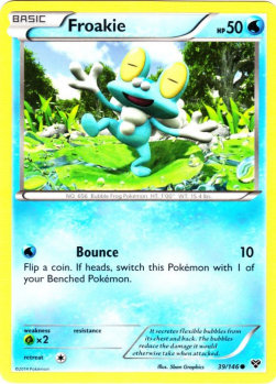 Froakie XY-39 Common Excellent Englisch