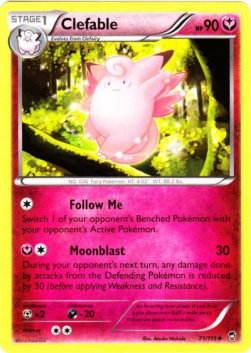 Clefable FFI-71 Uncommon Light Played Englisch