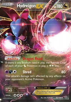 Hydreigon EX ROS-62 Ultra Rare Played Englisch