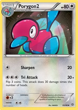 Porygon2 AOR-65 Uncommon Played Englisch Reverse Holo