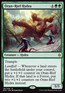 Oran-Rief Hydra BFZ-181 Rare Good Englisch Foil