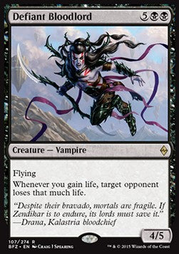 Defiant Bloodlord BFZ-107 Rare Near Mint Englisch