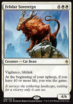 Felidar Sovereign BFZ-26 Rare Excellent Englisch
