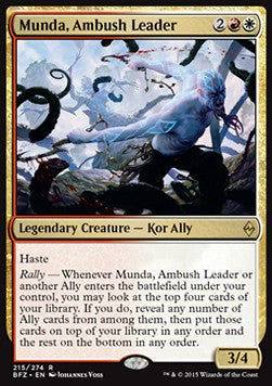 Munda, Ambush Leader BFZ-215 Rare Near Mint Englisch