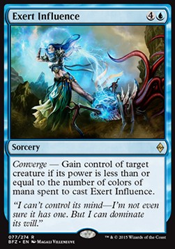 Exert Influence BFZ-77 Rare Excellent Englisch