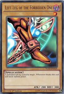 Left Leg of the Forbidden One YGLD-ENA19 Ultra Rare Good Englisch 1. Auflage