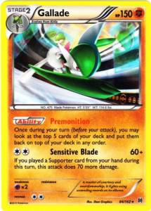 Gallade BKT-84 Holo Rare Light Played Englisch