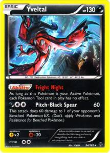 Yveltal BKT-94 Holo Rare Light Played Englisch