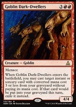 Goblin Dark-Dwellers OGW-110 Rare Good Englisch Foil