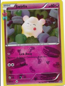 Swirlix GEN-RC19 Uncommon Light Played Englisch Reverse Holo