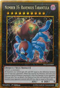 Nummer 35: Gefräßige Tarantel PGL3-009 Gold Secret Rare Excellent Deutsch 1. Auflage