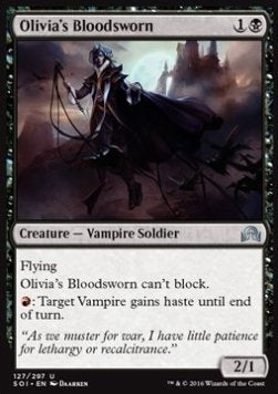Olivia's Bloodsworn SOI-127 Uncommon Excellent Englisch