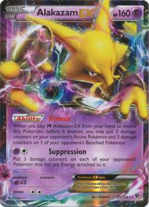 Alakazam EX FCO-25 Ultra Rare Light Played Englisch