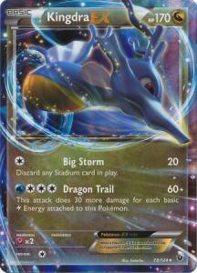 Kingdra EX FCO-73 Ultra Rare Good Englisch