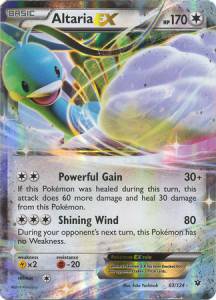 Altaria EX FCO-83 Ultra Rare Light Played Deutsch
