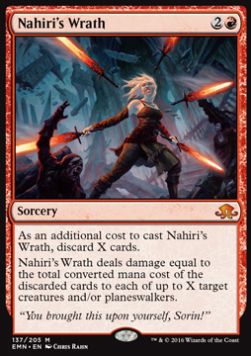 Nahiri's Wrath EMN-137 Mythic Near Mint Englisch