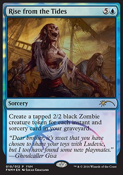 Den Fluten entsteigen FNM- Rare Excellent Deutsch Foil
