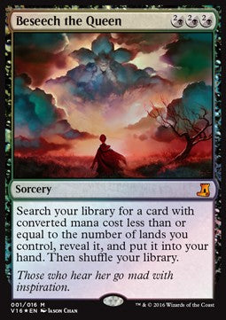 Beseech the Queen V16-1 Mythic Good Englisch Foil