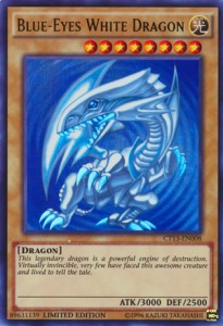 Blauäugiger w. Drache CT13-008 Ultra Rare Excellent Deutsch