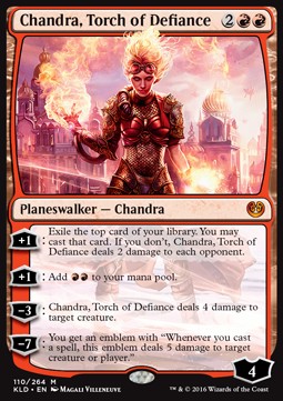 Chandra, Torch of Defiance KLD-110 Mythic Good Englisch