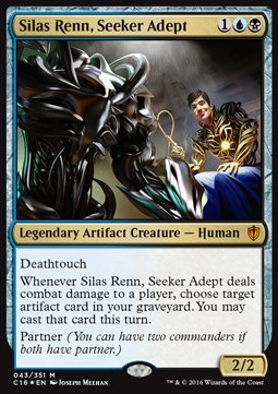 Silas Renn, Seeker Adept C16-43 Mythic Good Englisch Foil