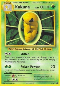 Kakuna EVO-6 Uncommon Excellent Englisch Reverse Holo