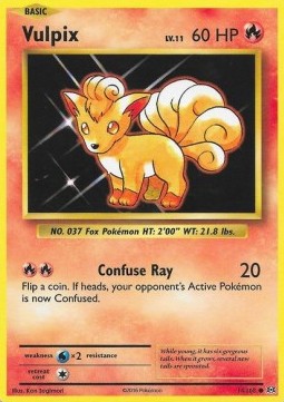 Vulpix EVO-14 Common Near Mint Englisch Reverse Holo