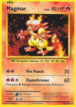 Magmar EVO-20 Uncommon Excellent Englisch Reverse Holo