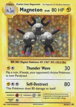 Magneton EVO-38 Holo Rare Excellent Englisch Reverse Holo