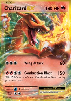 Charizard EX EVO-12 Ultra Rare Excellent Englisch