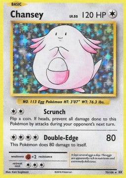 Chansey EVO-70 Holo Rare Near Mint Englisch Reverse Holo