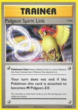 Pidgeot Spirit Link EVO-81 Uncommon Light Played Englisch