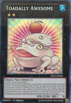 Krötellig umwerfend INOV-052 Secret Rare Excellent Deutsch 1. Auflage