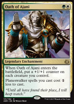 Oath of Ajani AER-131 Rare Excellent Englisch