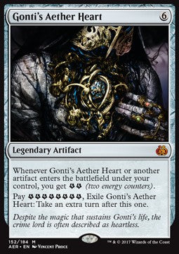 Gonti's Aether Heart AER-152 Mythic Good Englisch