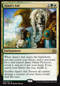 Ajani's Aid AER-188 Rare Near Mint Englisch