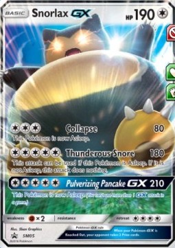 Snorlax GX SM-05 Promo Light Played Englisch