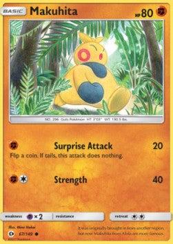 Makuhita SUM-67 Common Light Played Deutsch Reverse Holo