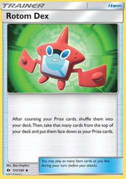 Rotom-Pokédex SUM-131 Uncommon Good Deutsch Reverse Holo