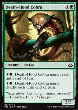 Death-Hood Cobra MM3-123 Common Excellent Englisch